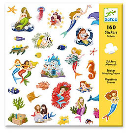 Stickers Djeco Meerjungfrauen